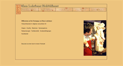 Desktop Screenshot of holzbildhauer-loderbauer.com